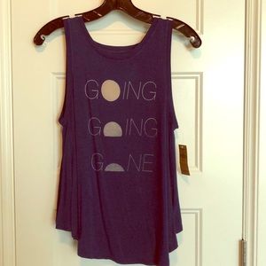 Navy Soft and Sexy Tank from American Eagle